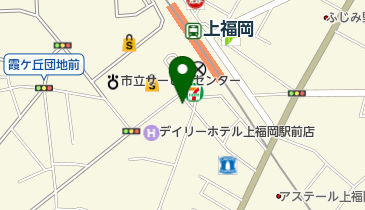 ZOO上福岡店の地図画像
