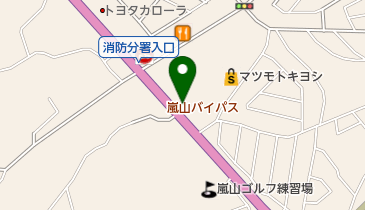 東京靴流通センター嵐山バイパス店の地図画像