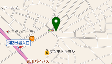 トップガレージの地図画像