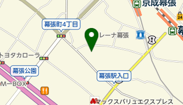 チップトップ3幕張輪店の地図画像