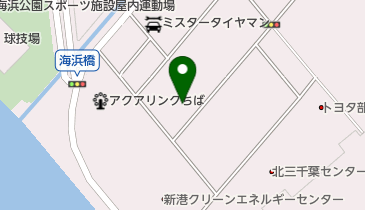 日本瓦斯株式会社千葉工場の地図画像