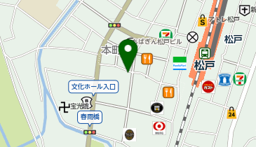 松戸第一珠算学校根本教室の地図画像