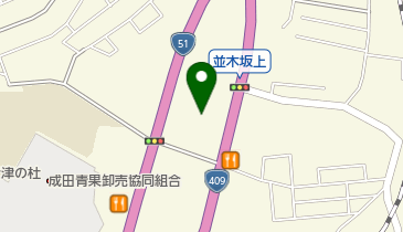 末日聖徒イエス・キリスト教会成田ワードの地図画像