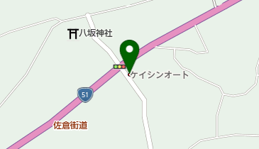 ケイシンオートの地図画像