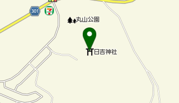 日吉神社の地図画像