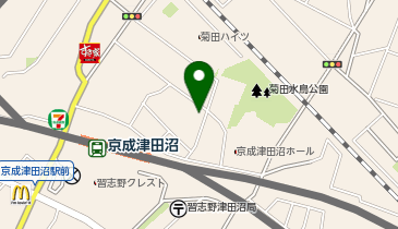 べにや整体院の地図画像