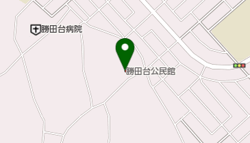 八千代市 勝田台公民館の地図画像