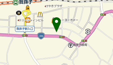 ふでや化粧品店の地図画像