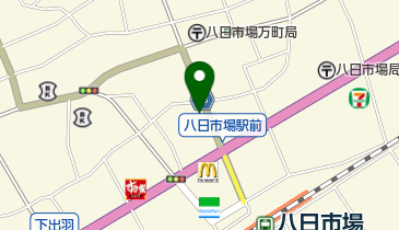 ひらきや化粧品店の地図画像