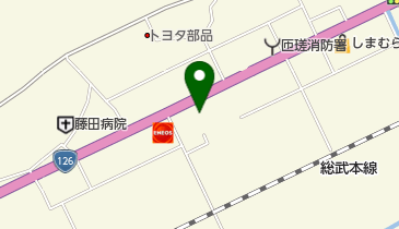 スナック荻の地図画像