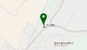 牛久浄苑の地図画像