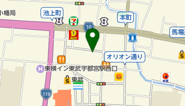 キング理容所の地図画像