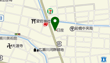 群馬日産自動車株式会社 前橋城東店の地図画像