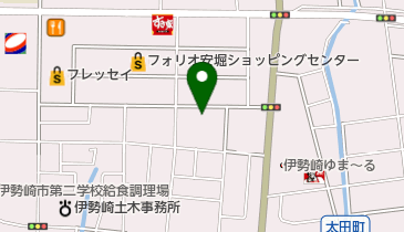 ヘアースタジオIWASAKI群馬安堀店の地図画像
