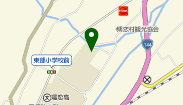 嬬恋村東部学童保育所の地図画像