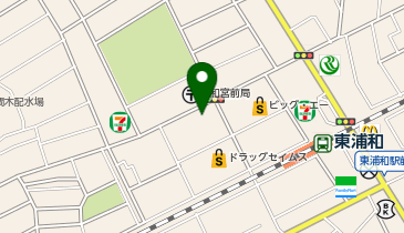 らくらく整体院の地図画像