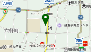 かしの木鍼灸整骨院の地図画像
