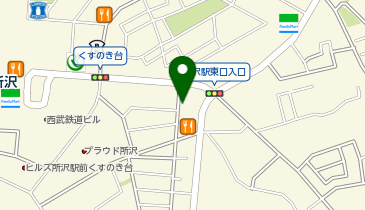 ホームメイドクッキング所沢教室の地図画像