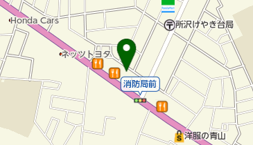 埼玉西部消防局 企画財政課の地図画像