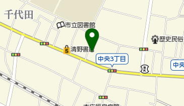 松本美容室の地図画像