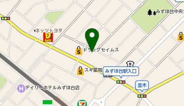 みずほ台鍼灸整骨院の地図画像