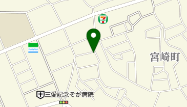 AI学院蘇我校の地図画像