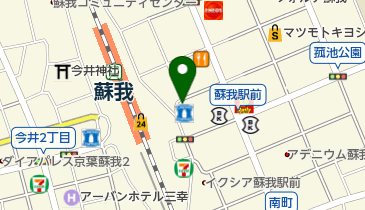 リラックスガーデンの地図画像