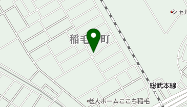 稲毛愛犬美容室の地図画像