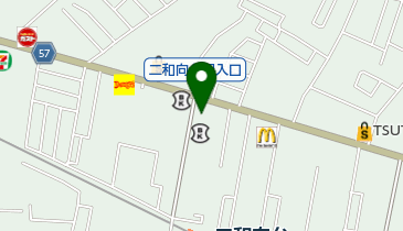 フラワーファクトリー二和向台店の地図画像