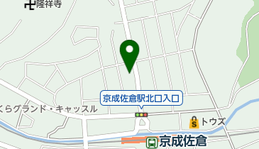 ソレイユの丘・佐倉の地図画像