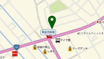 タックルベリー千葉東金店の地図画像
