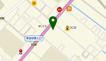 フランキンセンス東金店の地図画像