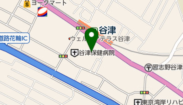 タカバヤシ洋品店谷津店コーリンの地図画像