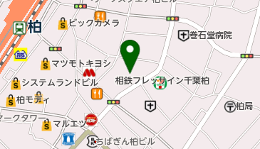 柏とらひげ鍼灸整骨院の地図画像