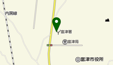 富津市消防本部 火災の問い合わせの地図画像