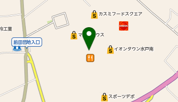 理容プラージュイオンタウン水戸南店の地図画像