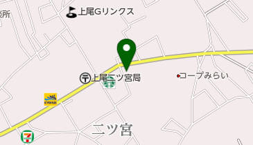 デイサービスセンターなごやか上尾二ツ宮の地図画像