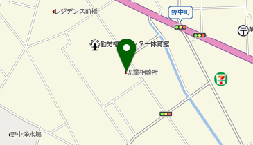 群馬県庁 その他機関 中央児童相談所の地図画像