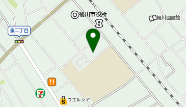 エホバの証人の王国会館桶川会衆の地図画像