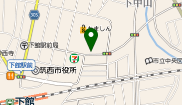 下館キリスト教会の地図画像