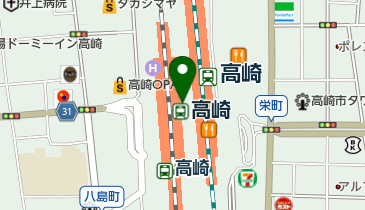 ダイアナ高崎モントレー店の地図画像