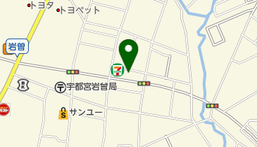 美容室哲の部屋の地図画像