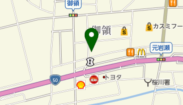 こどもサークル桜川の地図画像