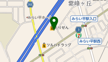 カラーパレットみらい平店の地図画像