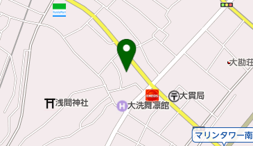 米川酒店の地図画像