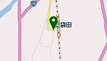 茨城交通株式会社タクシー袋田の地図画像