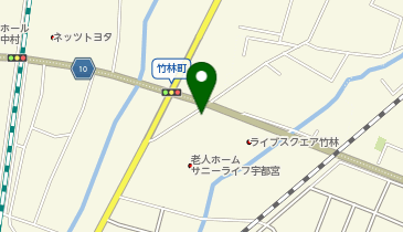 宇都宮リラクゼーションの地図画像