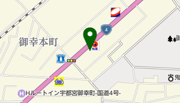 焼肉きんぐ 宇都宮御幸店の地図画像