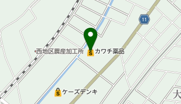カワチ薬局大平調剤店の地図画像