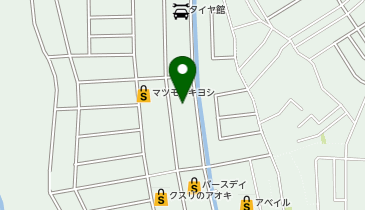 パシオス真岡店の地図画像